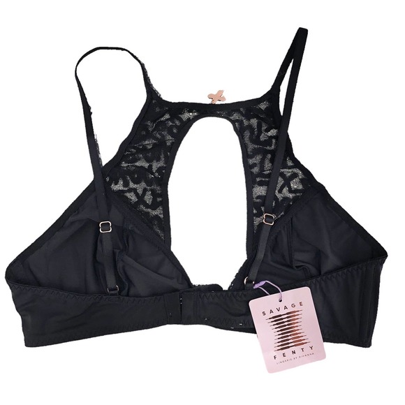 🚨Savage X Fenty NEW Size Medium Tagged by Savage High Neck Bralette Rihanna - Picture 4 of 8